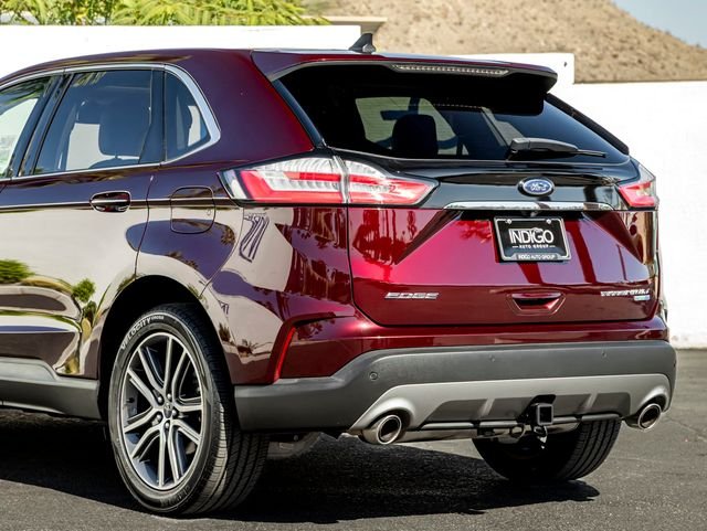 Used 2020 Burgundy Velvet Metallic Tinted Clearcoat Ford Titanium image 11