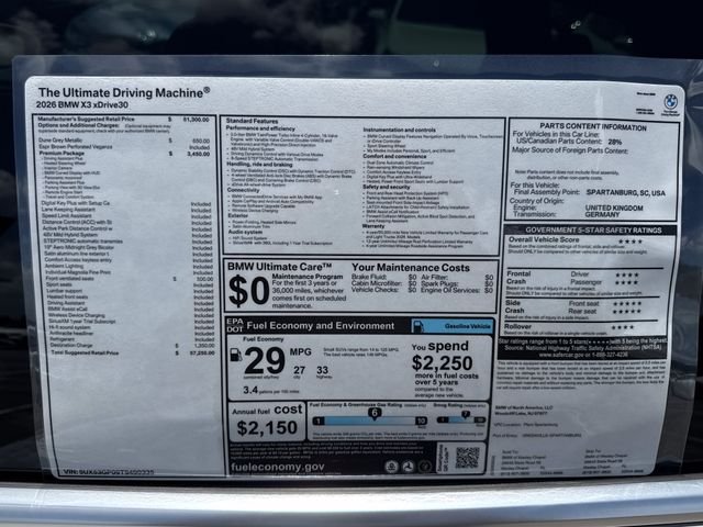 New 2026 Dune Grey Metallic BMW 30 xDrive image 26