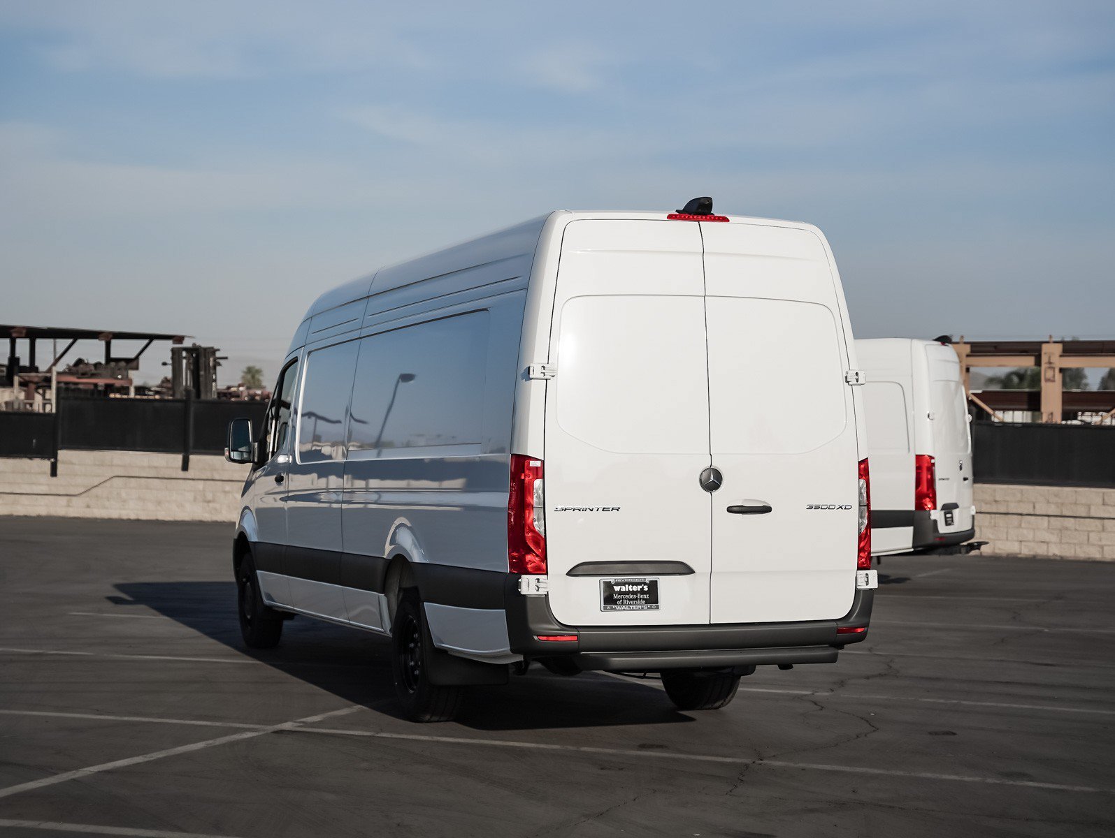 New 2026 Arctic White Mercedes-Benz 3500XD High Roof I4 Diesel HO 170 Extended RWD image 4