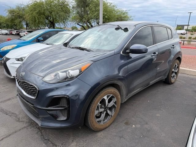 Used 2021 Pacific Blue Kia LX image 2