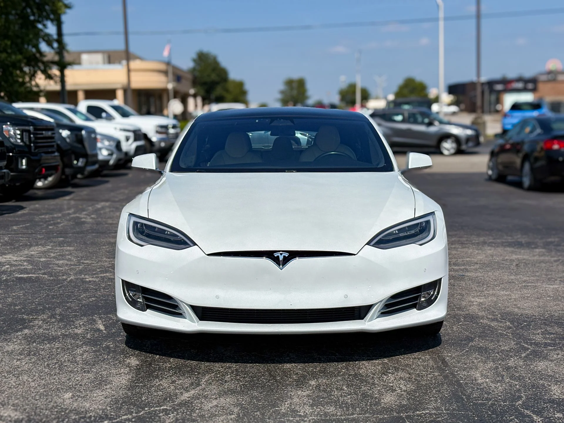 Used 2020 White Tesla Long Range Plus image 3