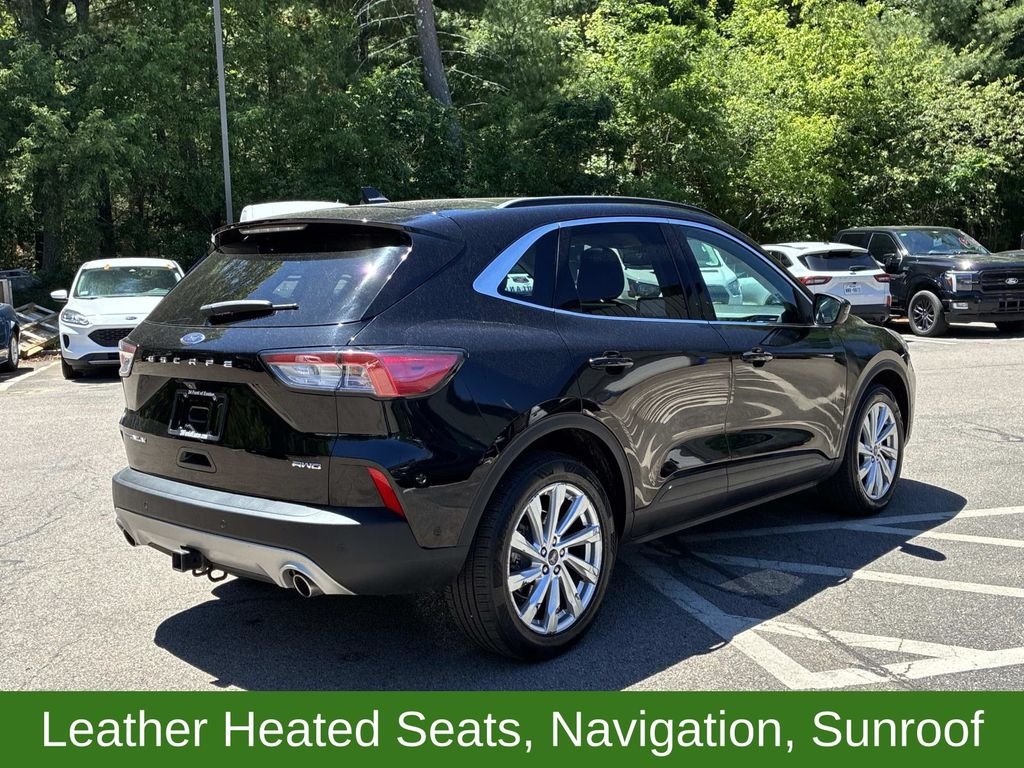 Used 2022 Black Ford Titanium image 7