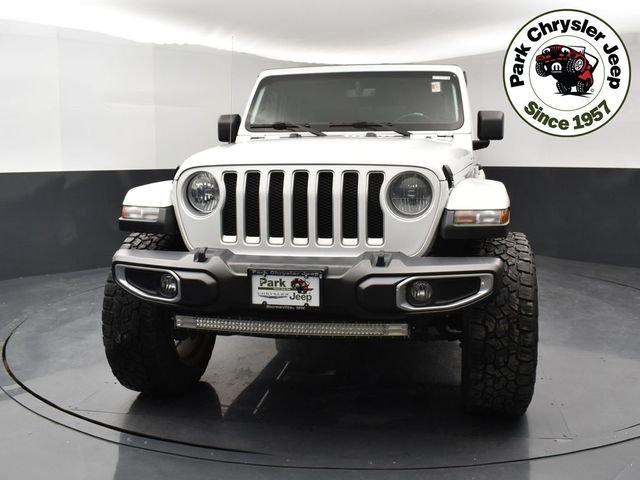 Used 2019 Jeep Wrangler Unlimited Sahara with VIN 1C4HJXEN5KW506873 for sale in Burnsville, Minnesota