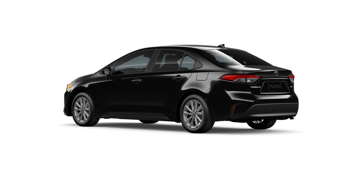 New 2026 Midnight Black Metallic Toyota LE image 3