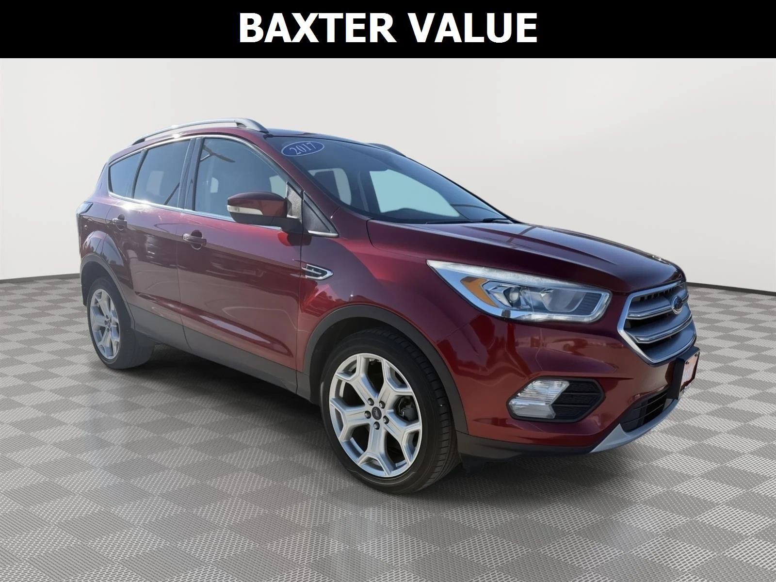 Used 2017 Ruby Red Metallic Tinted Clearcoat Ford Titanium image 1