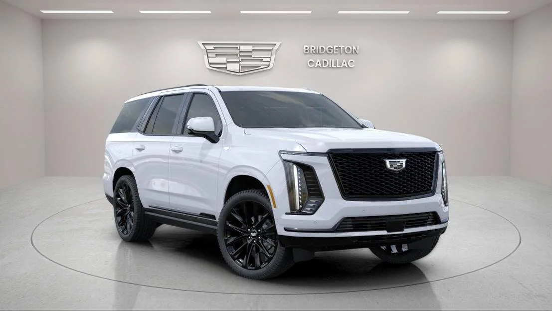 New 2026 Vibrant White Tricoat Cadillac Platinum Sport image 1