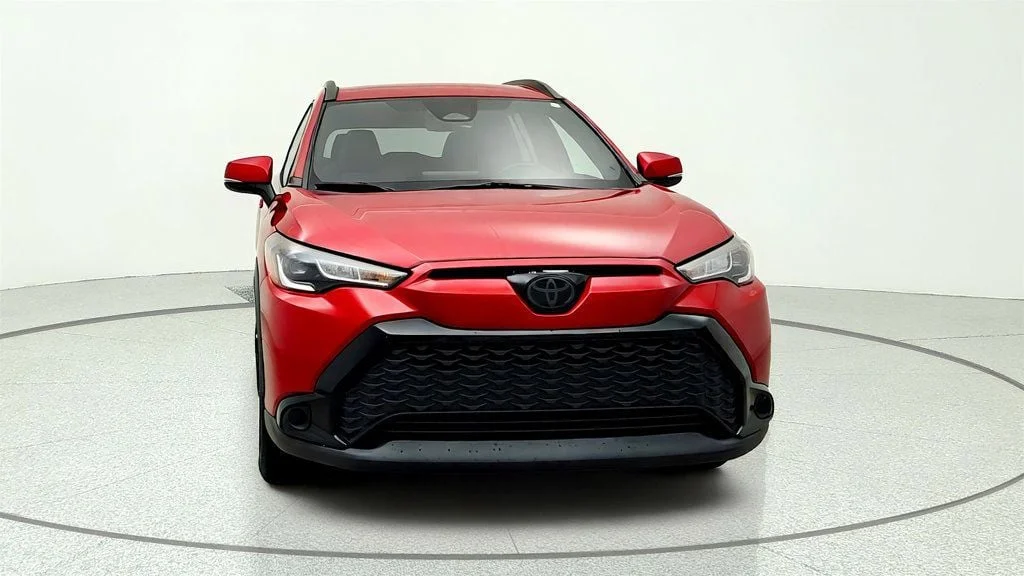 Used 2024 Barcelona Red Metallic Toyota Hybrid SE 4WD image 2