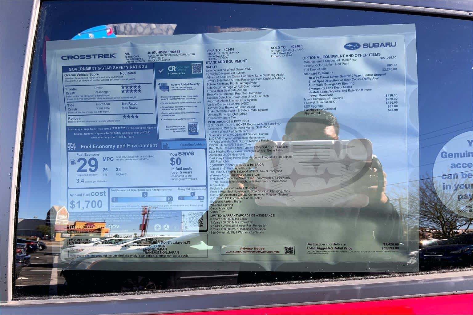 2026 Subaru Crosstrek Premium - Photo 19