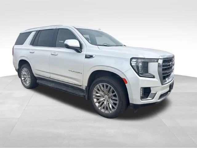 Used 2023 WHITE FROST TRICOAT GMC SLT image 9