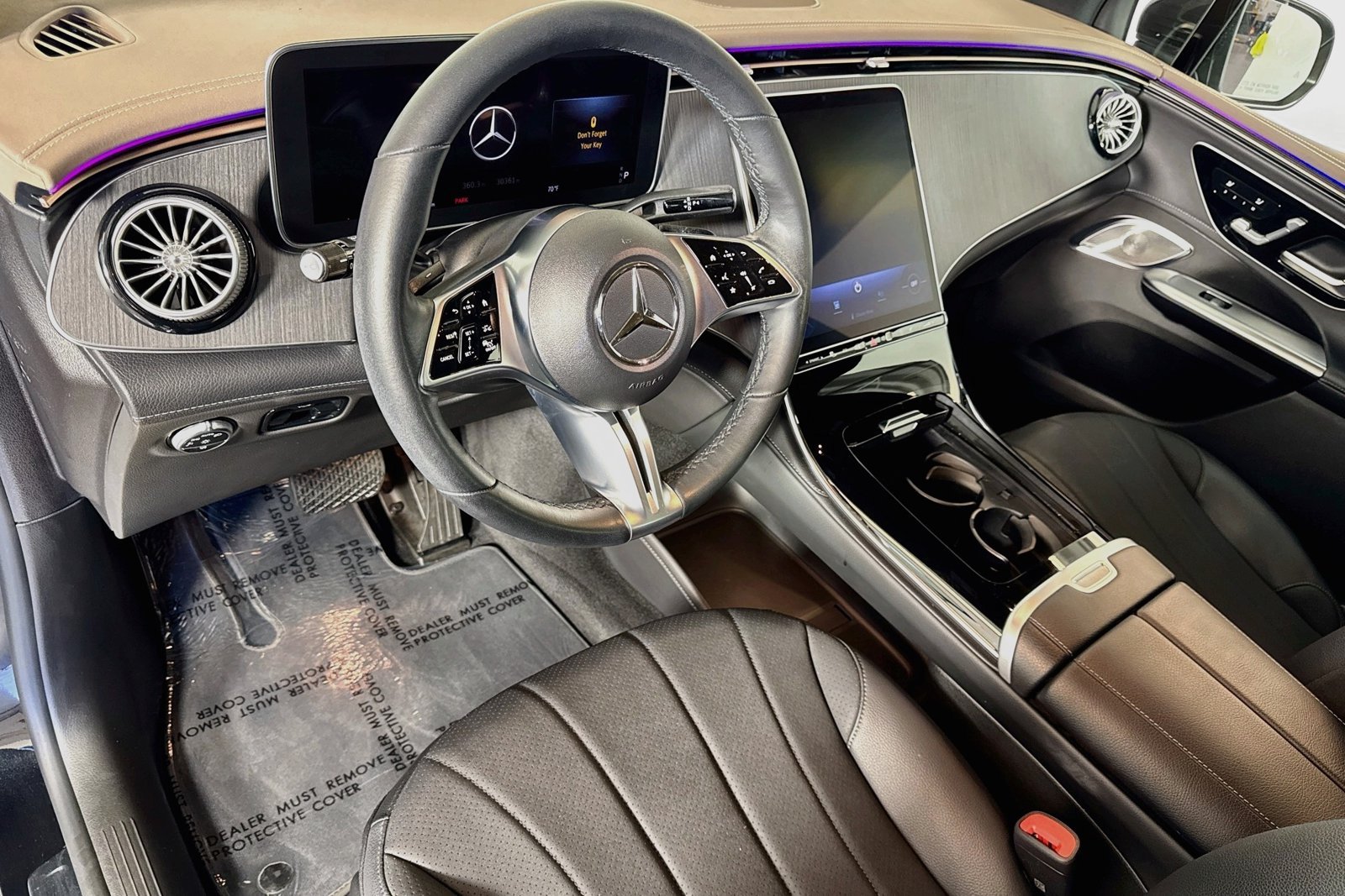 Certified Used 2023 Obsidian Black Metallic Mercedes-Benz EQE 350+ image 9