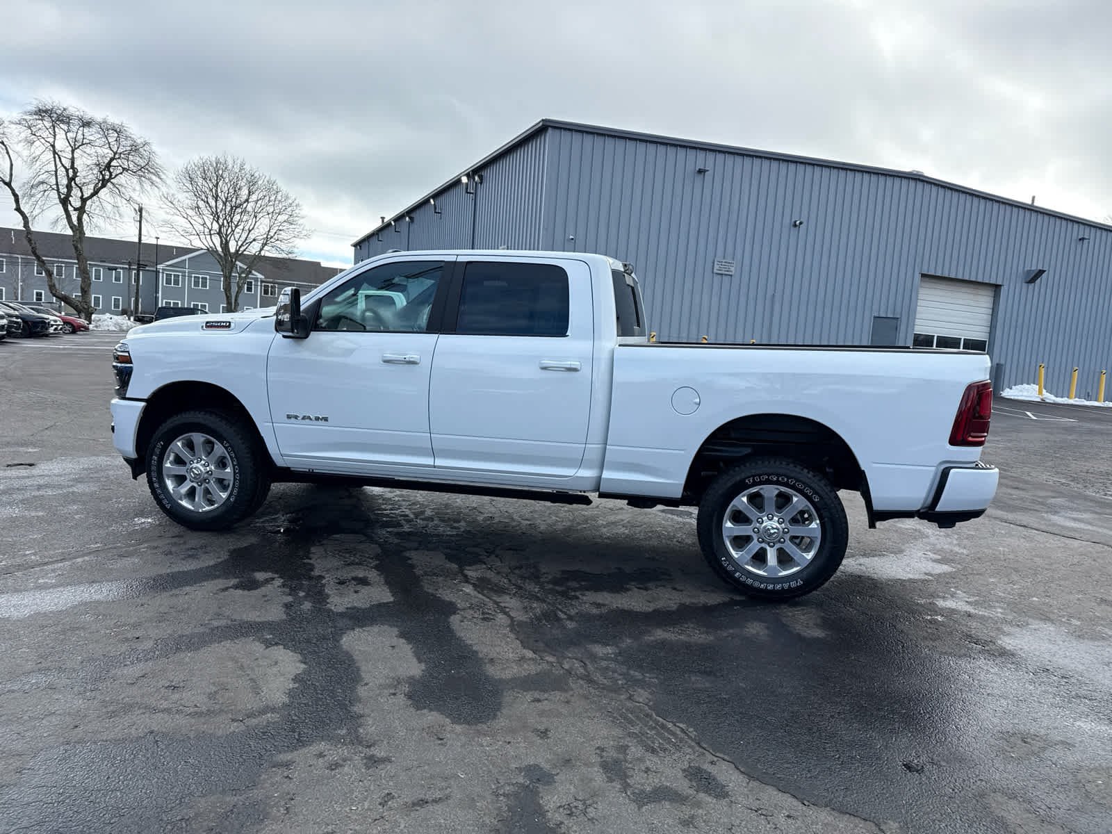 New 2026 Bright White Clear-Coat Exterior Paint RAM Laramie image 6