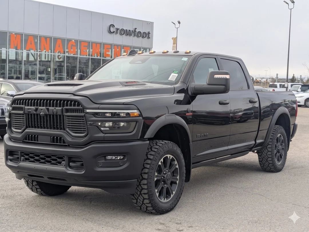 New 2026 Black RAM Rebel - - 6.7L Cummins HO - Rebel Lvl 2 Grp - Rear Air Susp - 5th Wheel/Gooseneck Prep & More! image 4