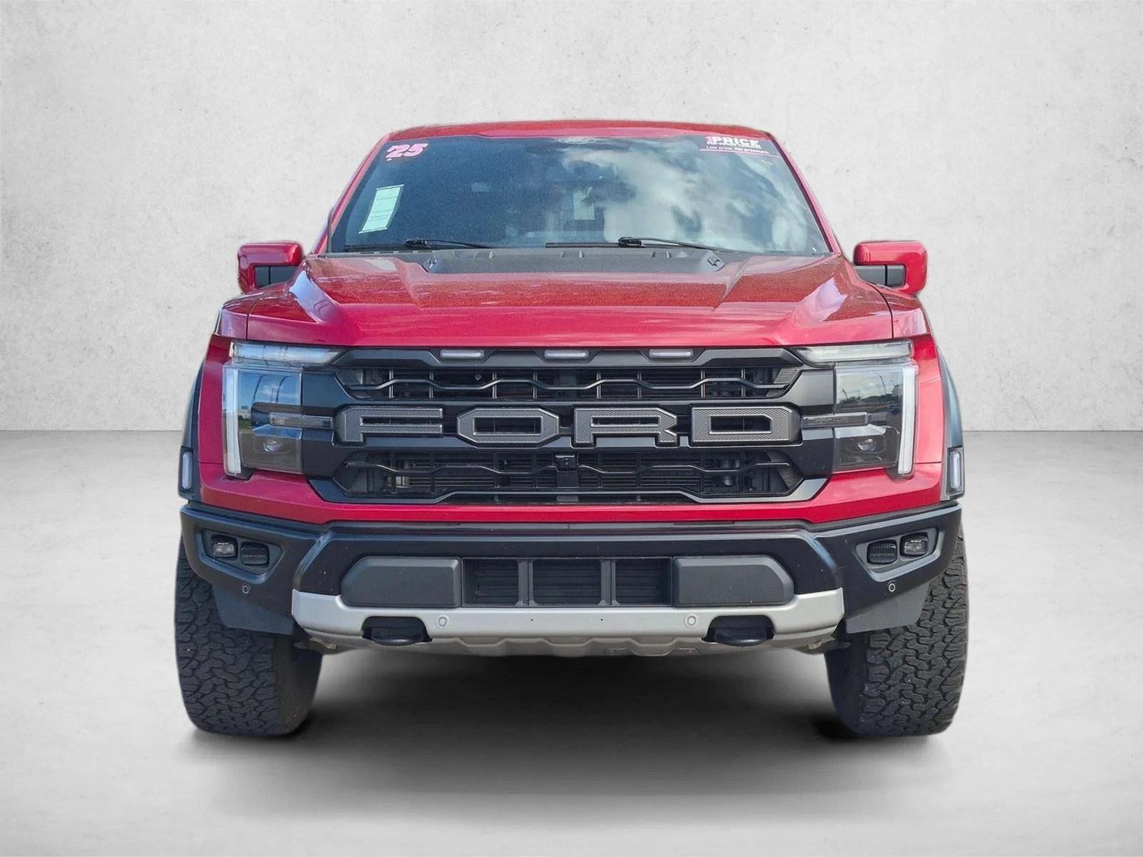 Certified Used 2025 Rapid Red Metallic Tinted Clearcoat Ford Raptor image 2