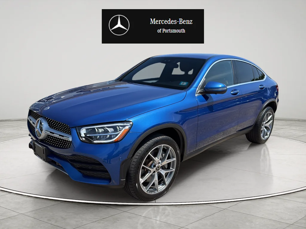 Used 2023 Blue Mercedes-Benz GLC 300 Coupe image 1