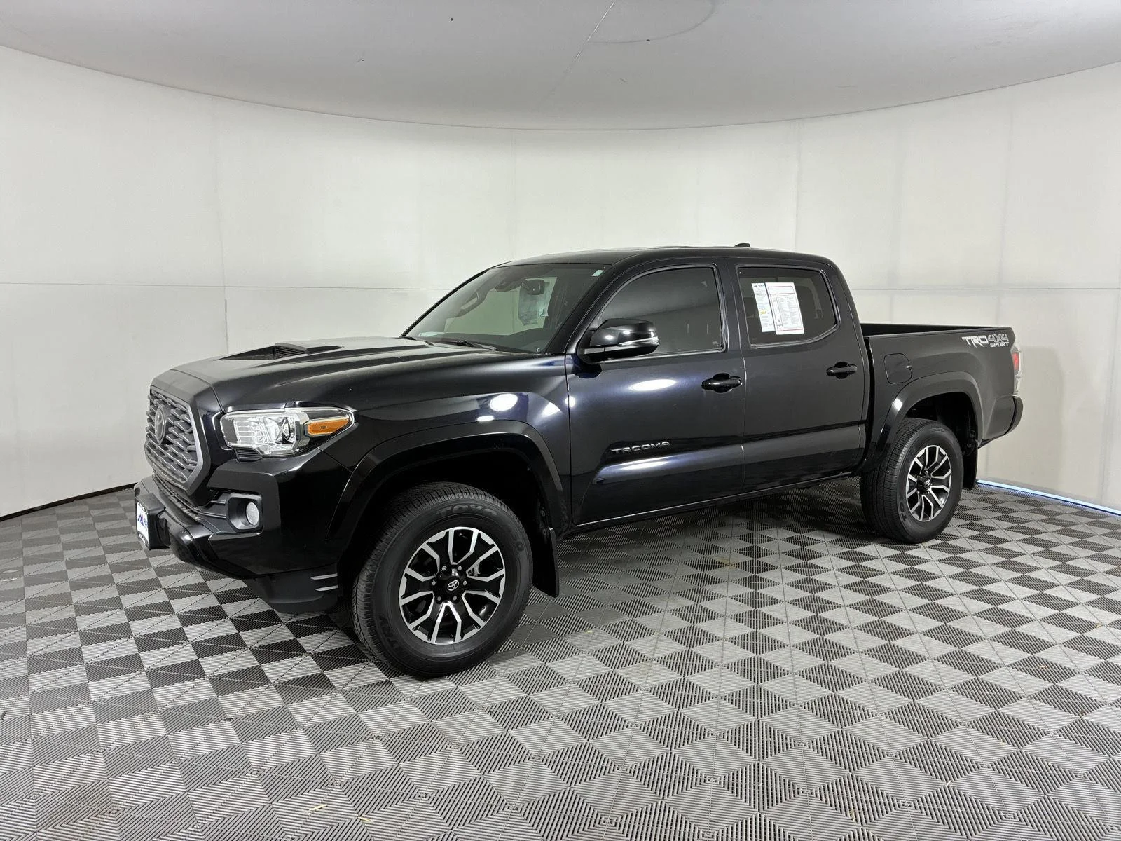 Used 2021 Midnight Black Metallic Toyota TRD Sport image 1