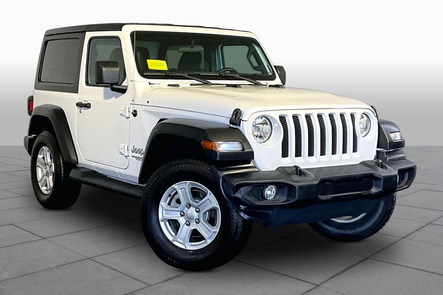 Used 2020 Bright White Clearcoat Jeep Sport S image 3