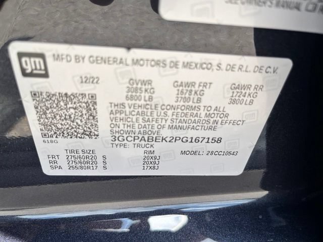 Used 2023 DARK ASH METALLIC Chevrolet Custom image 14