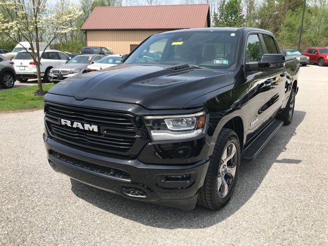 Used 2023 Diamond Black Crystal Pearlcoat Ram Laramie image 4
