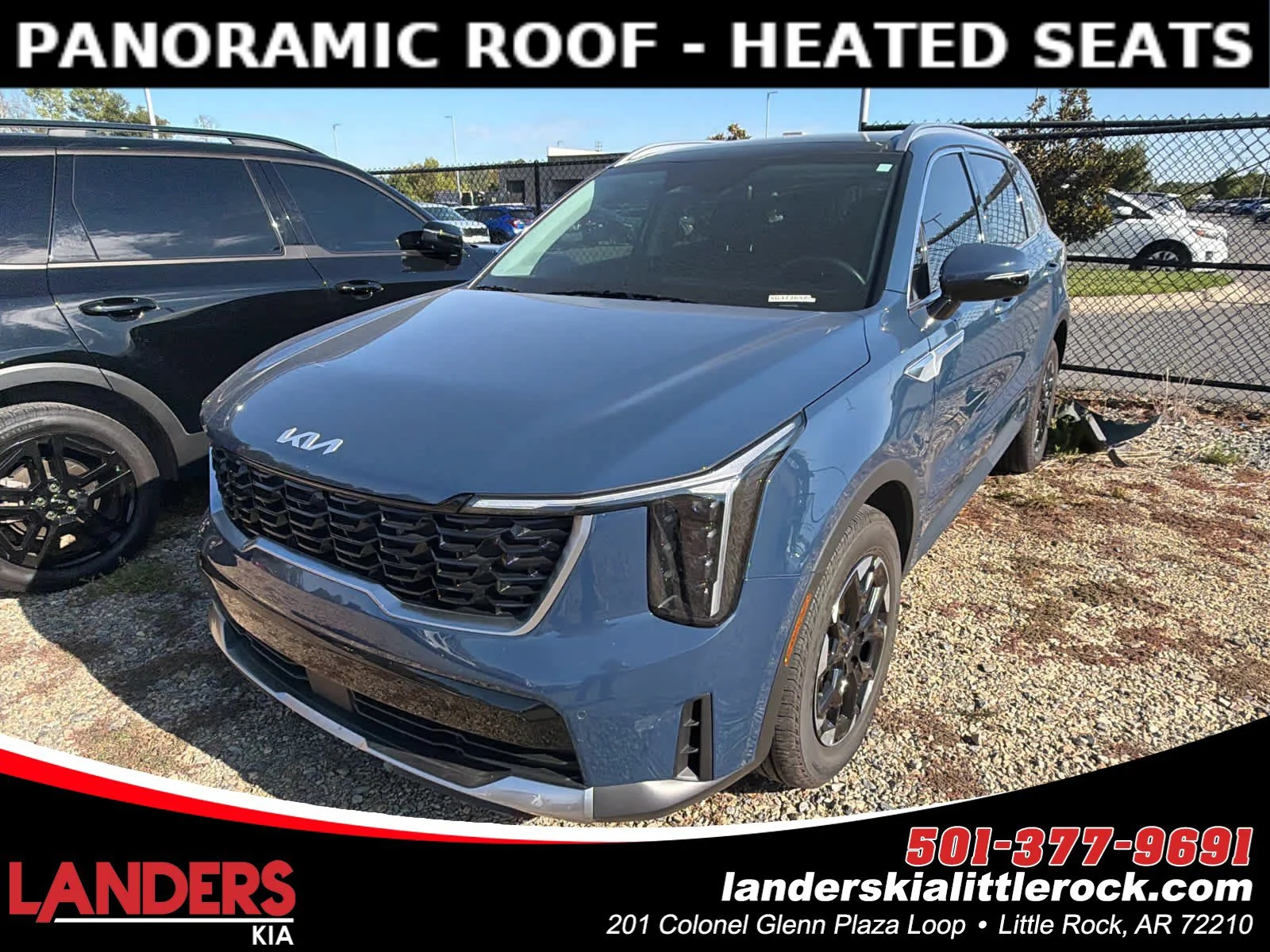 Used 2025 Midnight Lake Blue Kia S image 1