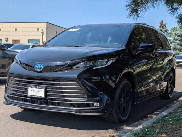 Used 2025 Midnight Black Metallic Toyota Woodland Edition image 5