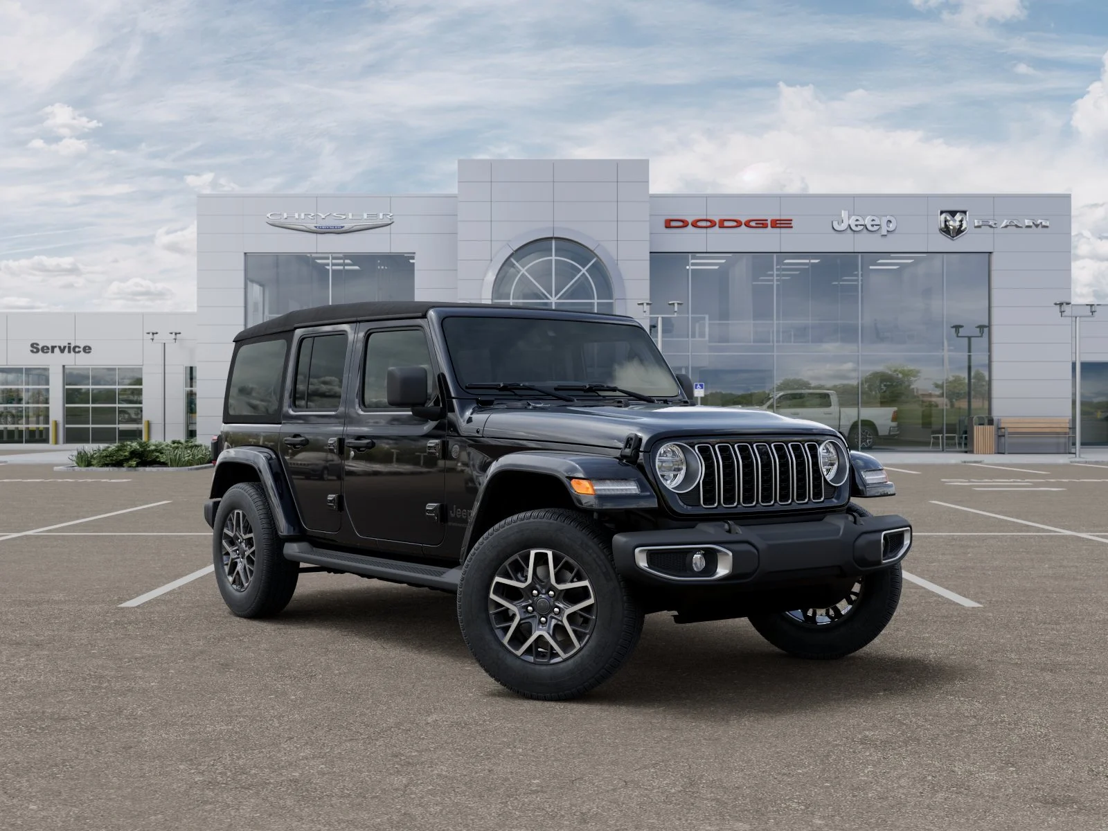 New 2026 Black Clear-Coat Exterior Paint Jeep Sahara image 32