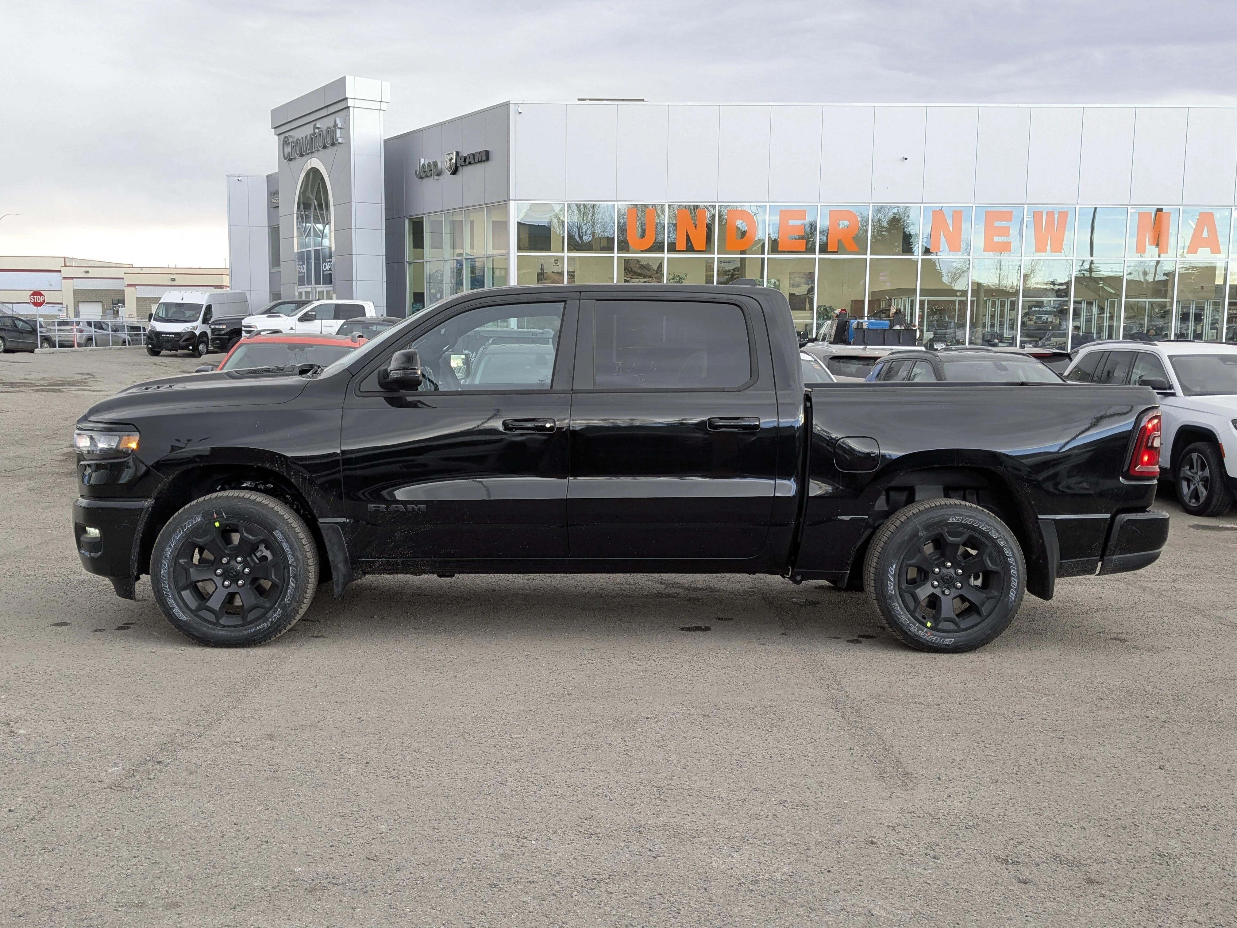 New 2026 Black RAM Sport - - Panoramic Sunroof - Sport Performance Hood - Hurricane Turbo - 3.92 Axle & More! image 5