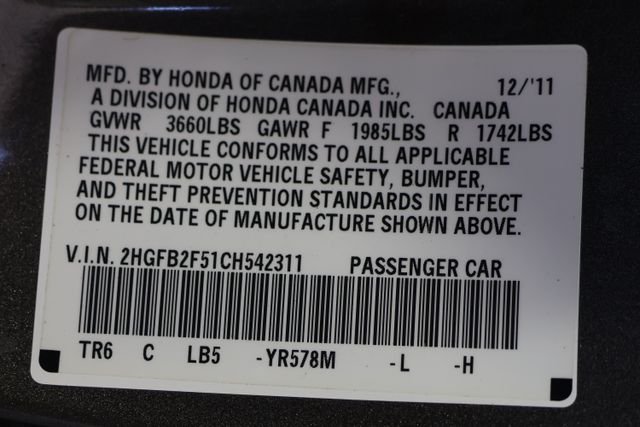 2012 Honda Civic LX - Photo 25