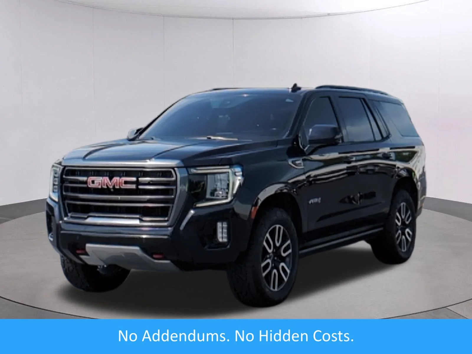 Used 2021 MIDNIGHT BLUE METALLIC GMC AT4 image 1