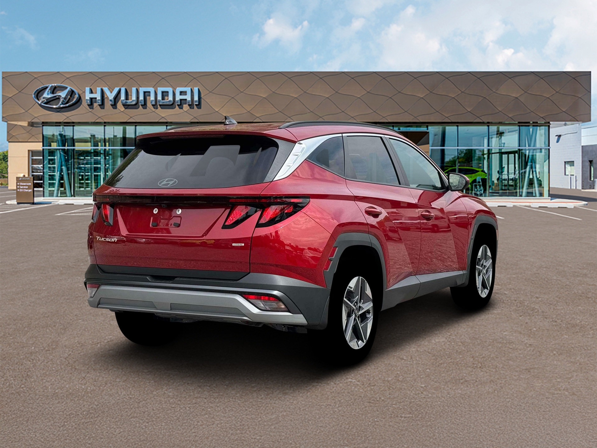 New 2026 Red Hyundai SEL AWD image 7