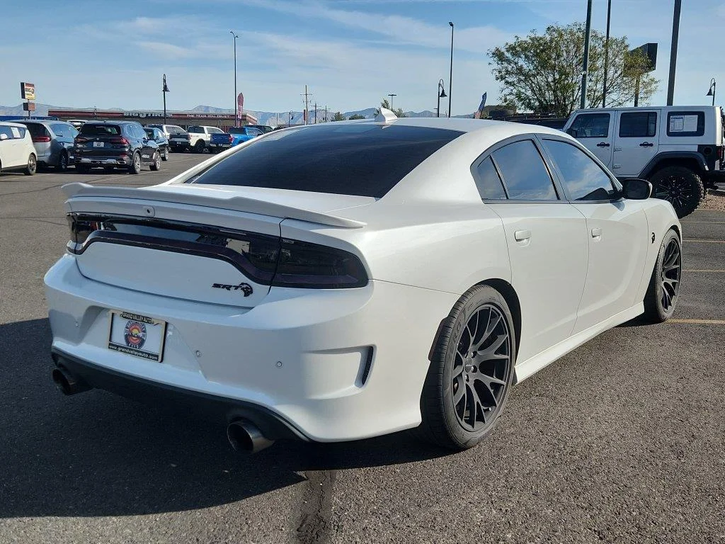 Used 2016 Ivory Tri-Coat Pearl Dodge SRT Hellcat image 3