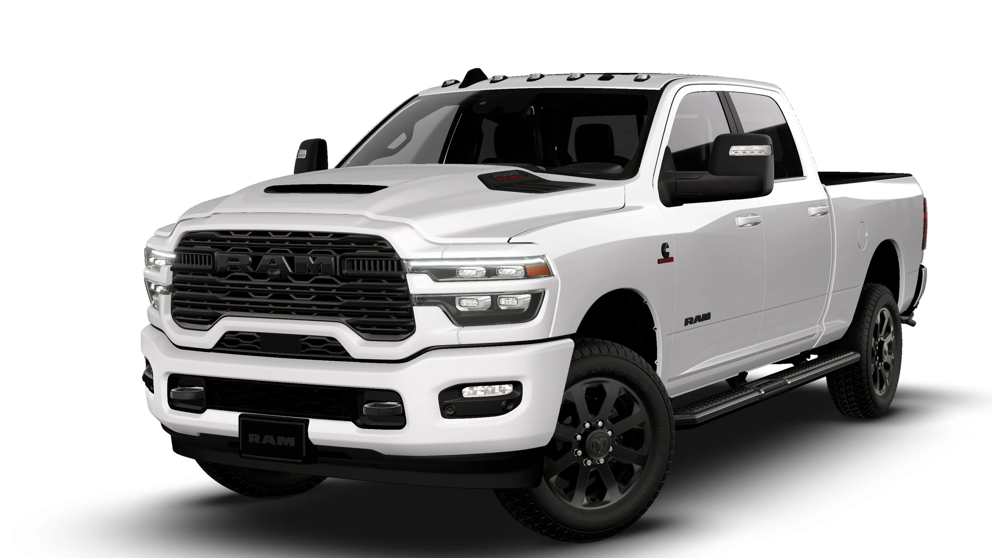 New 2026 Bright White Clear-Coat Exterior Paint RAM Laramie image 1