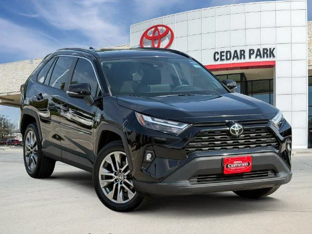 Certified Used 2022 MIDNIGHT BLACK METAL Toyota XLE Premium image 1