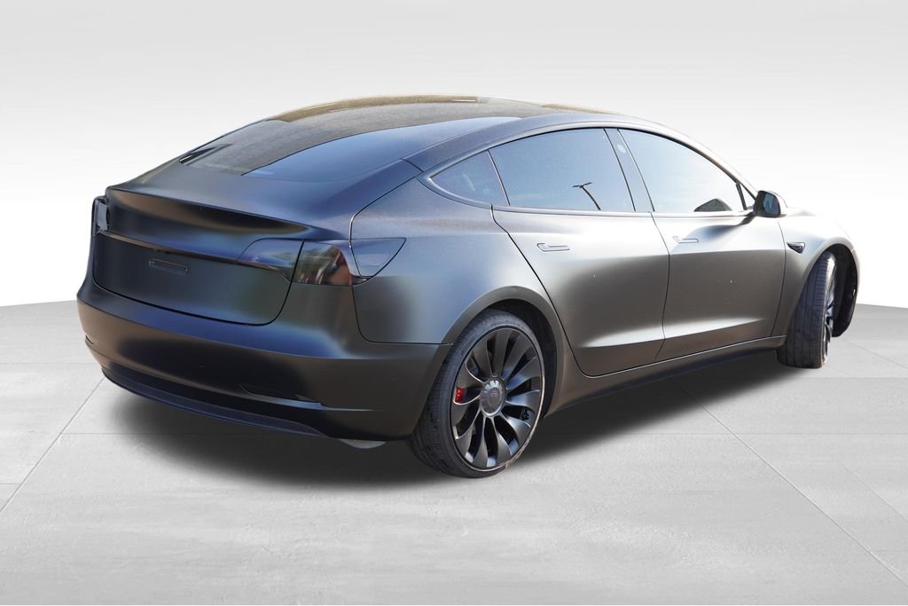 Used 2023 Matte Black Tesla Performance image 5