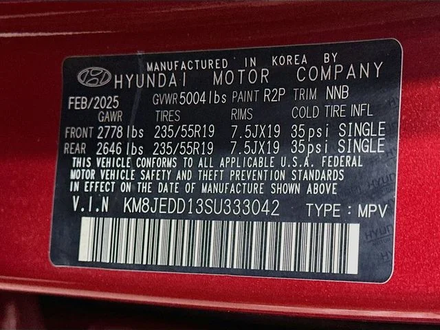 Certified Pre-Owned 2025 Hyundai Tucson Hybrid Limited