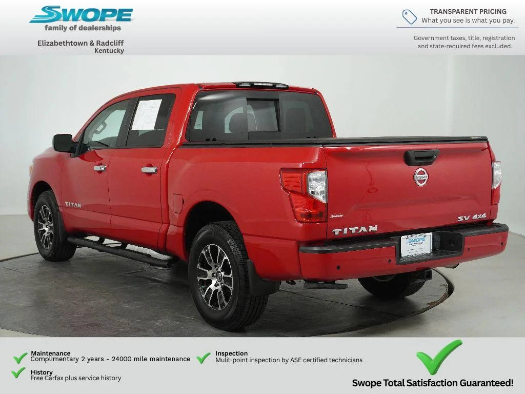 Used 2021 Red Alert Nissan SV image 7