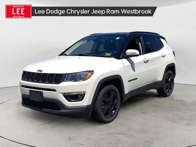 Used 2020 White Clearcoat Jeep Altitude image 1