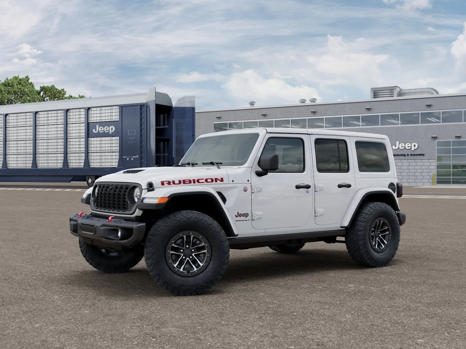 New 2026 Bright White Clear-Coat Exterior Paint Jeep  image 1