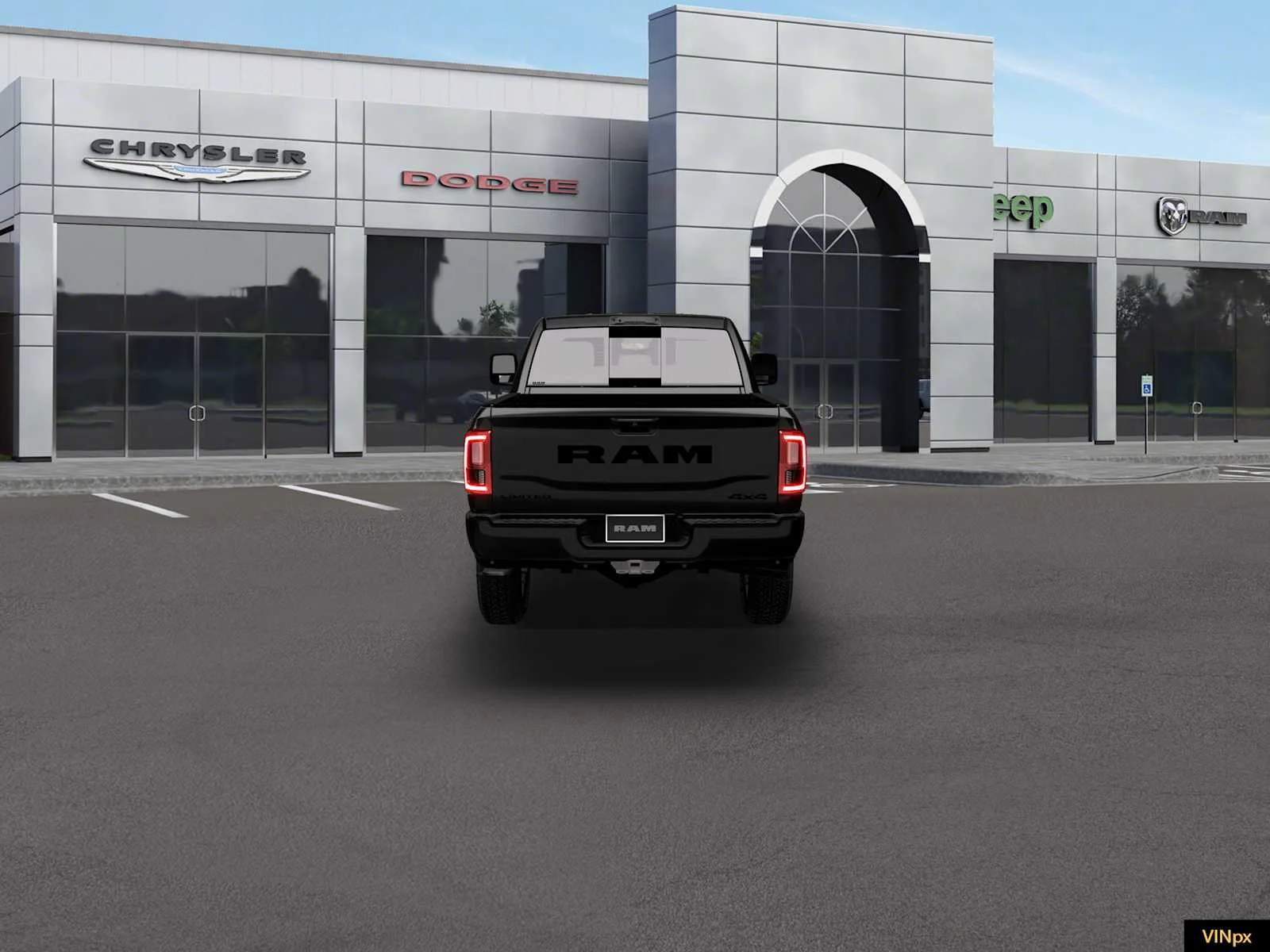 New 2026 Diamond Black Crystal Pearl-Coat Exterior Paint RAM Limited image 6
