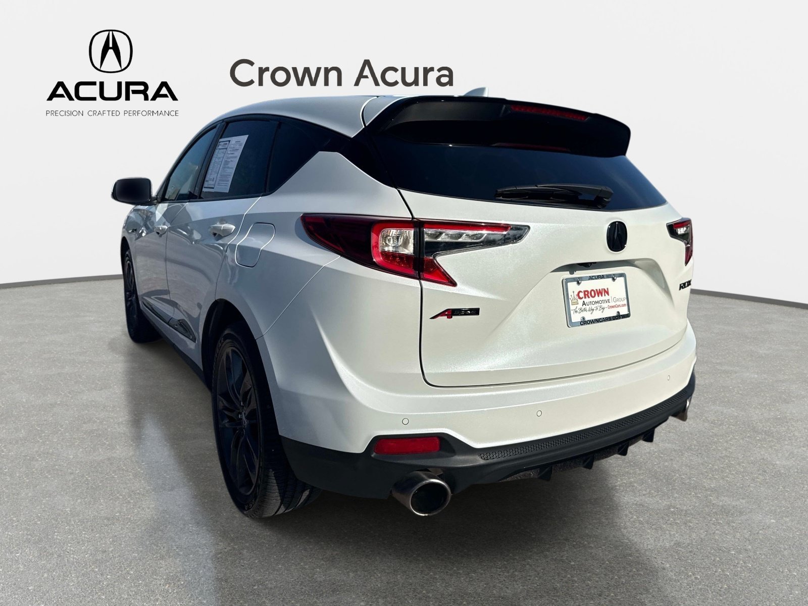 Used 2023 Platinum White Acura w/A-Spec Package image 8