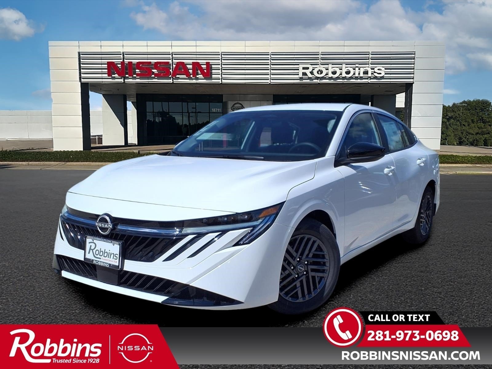 2026 Nissan Sentra SV White at Robbins Nissan