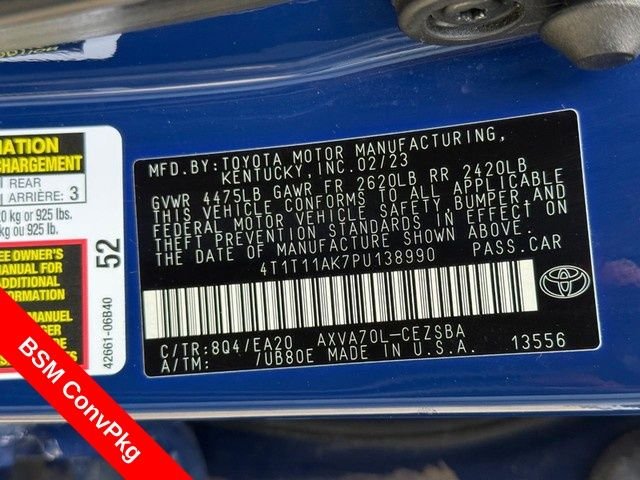 Used 2023 Blue Toyota SE image 25