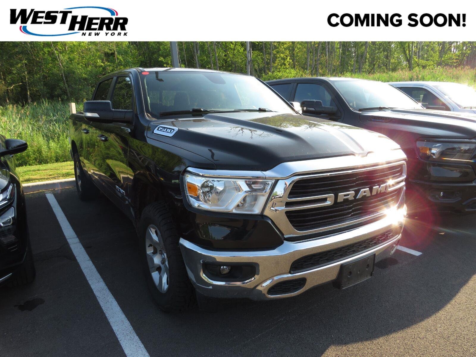 Used 2019 Diamond Black Crystal Pearlcoat Ram Big Horn/Lone Star image 1