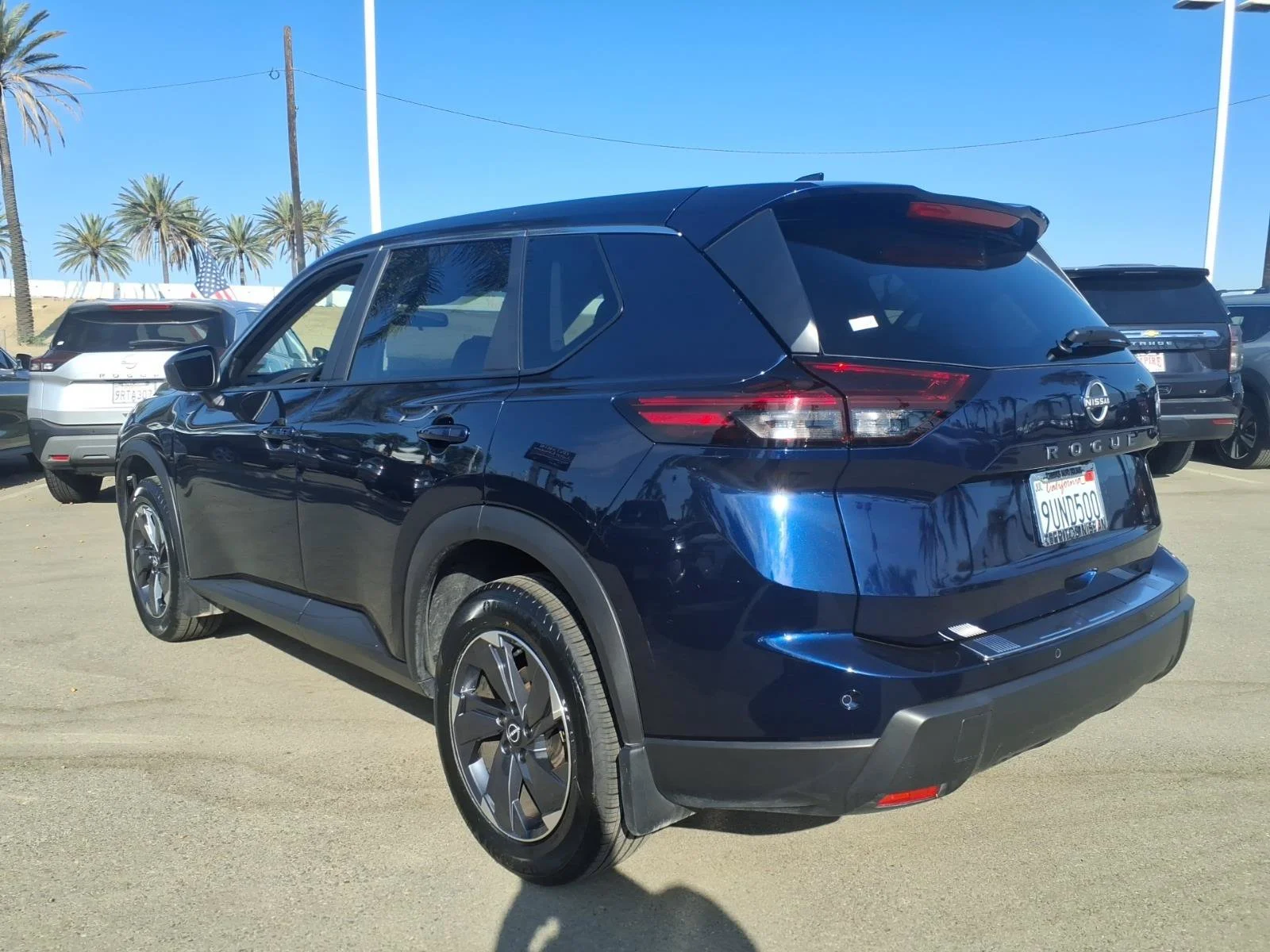 Certified Used 2025 Deep Ocean Blue Pearl Nissan SV image 8