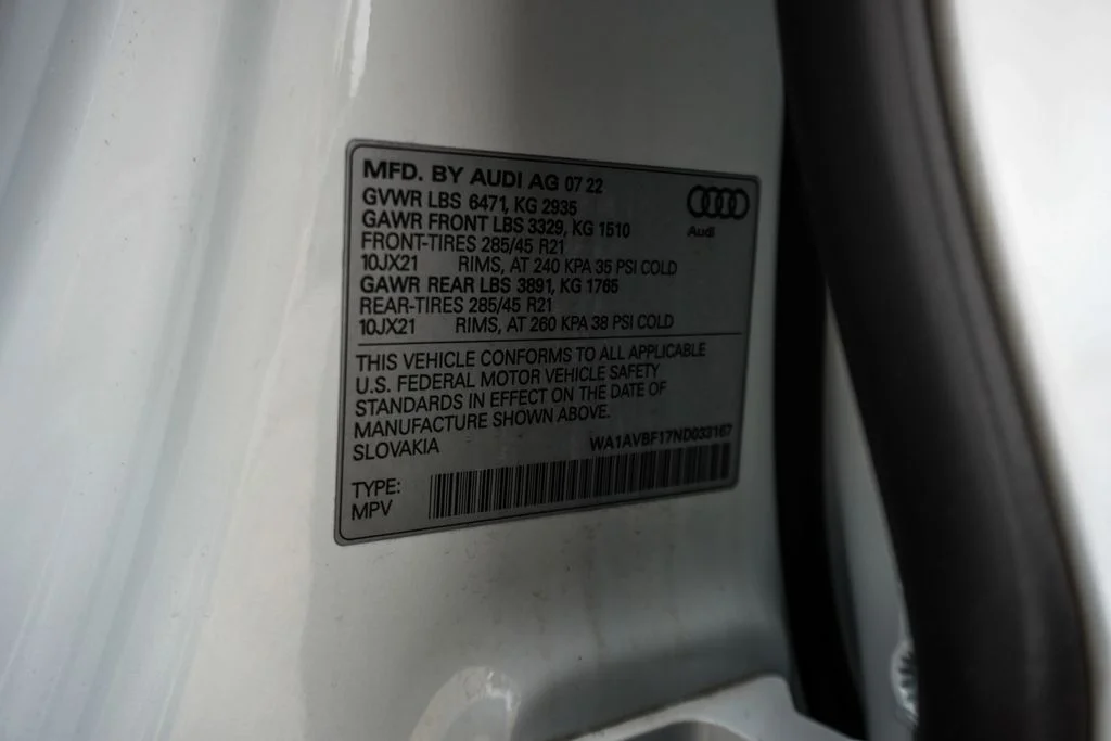 Used 2022 White Audi 55 Premium image 44