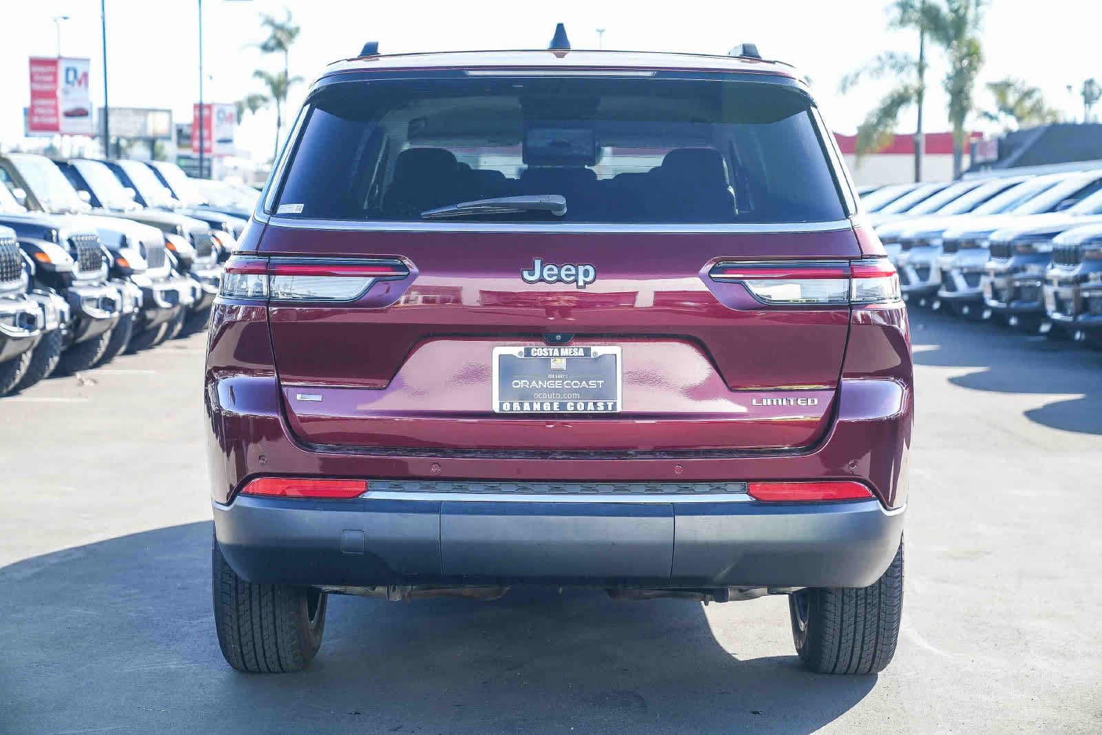 Used 2021 Velvet Red Pearlcoat Jeep Limited image 5