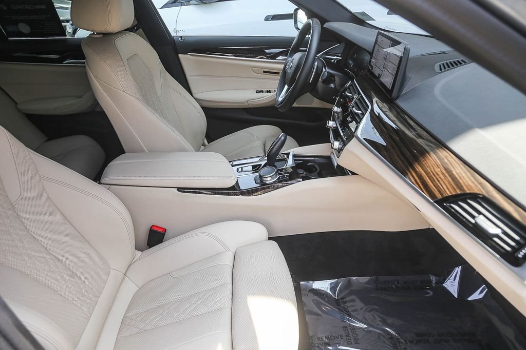 Certified Used 2023 Skyscraper Gray Metallic BMW 530i image 13