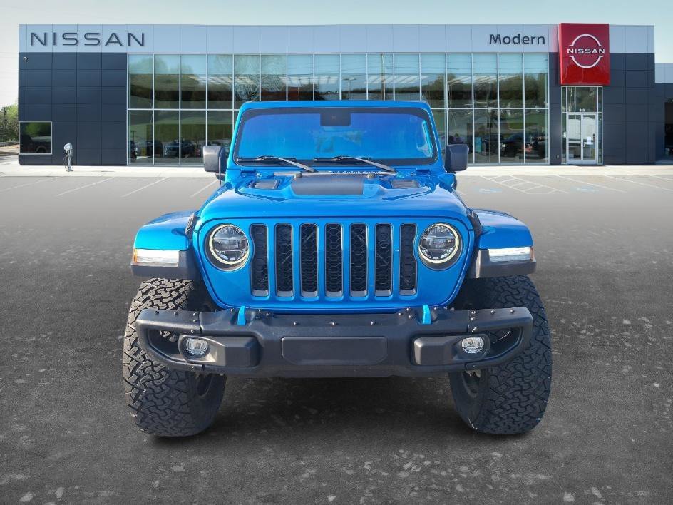 Used 2021 Hydro Blue Pearlcoat Jeep Unlimited Rubicon image 2