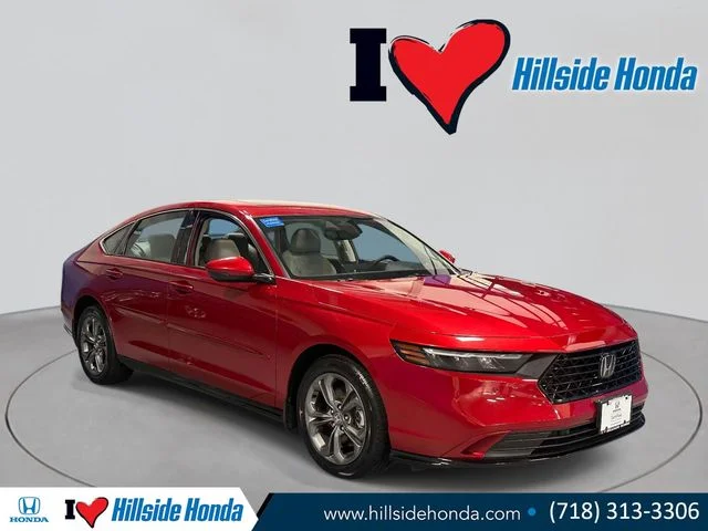 Certified Used 2023 Radiant Red Metallic Honda HYBRID EX-L BD image 7
