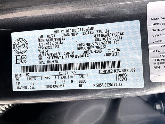 Used 2023 White Ford XLT image 35
