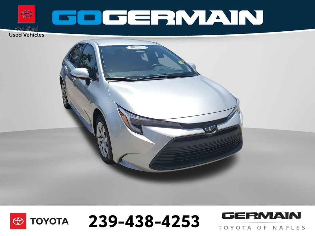 Certified Used 2023 Silver Toyota LE image 4